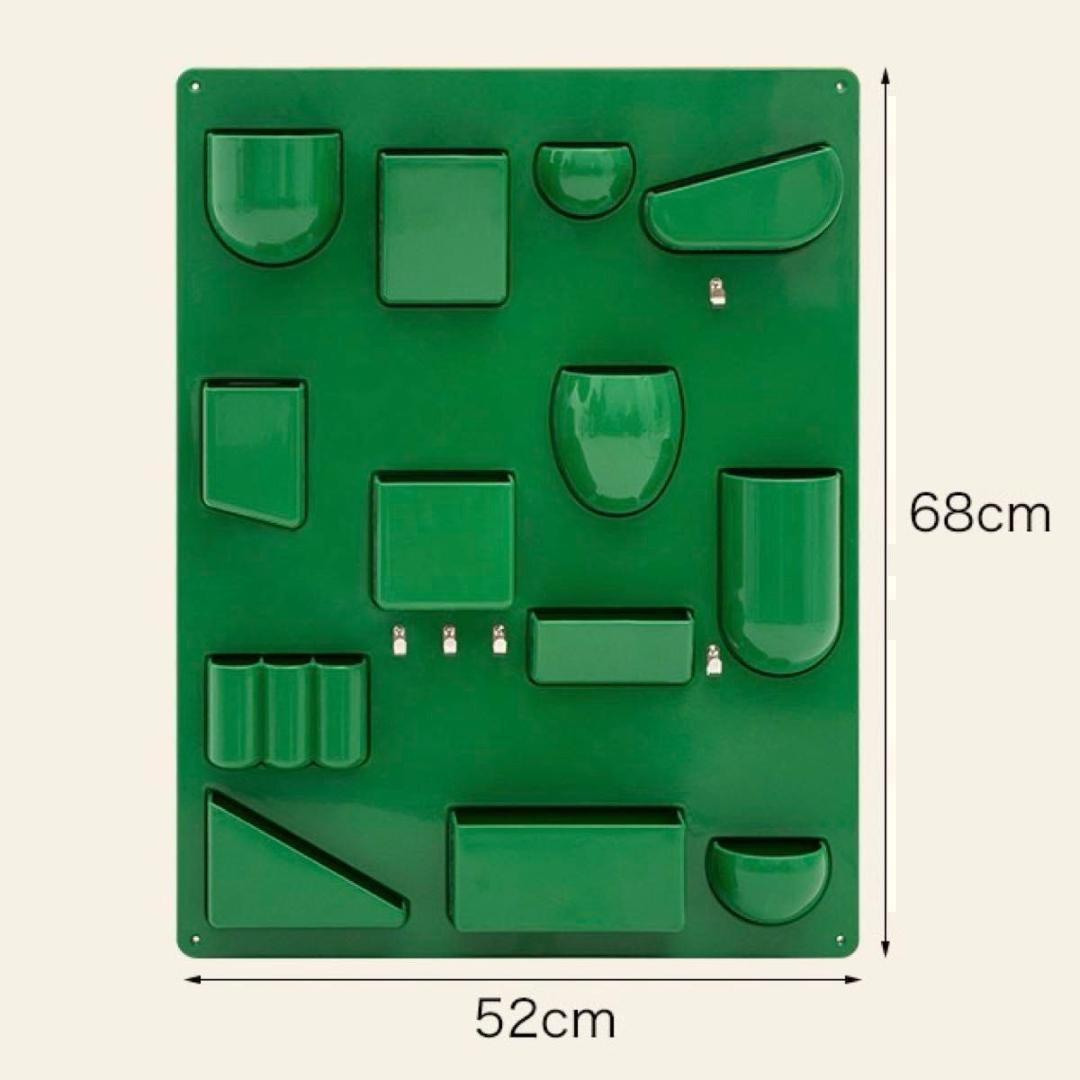 ウォールシェルフ　グリーン　ウーテンシロ　リプロダクト　収納 緑　スペースエイジ
