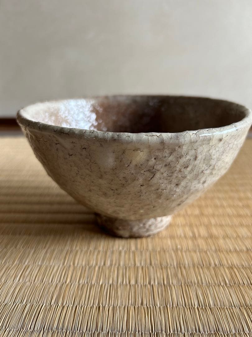 兼田佳炎　萩茶盌