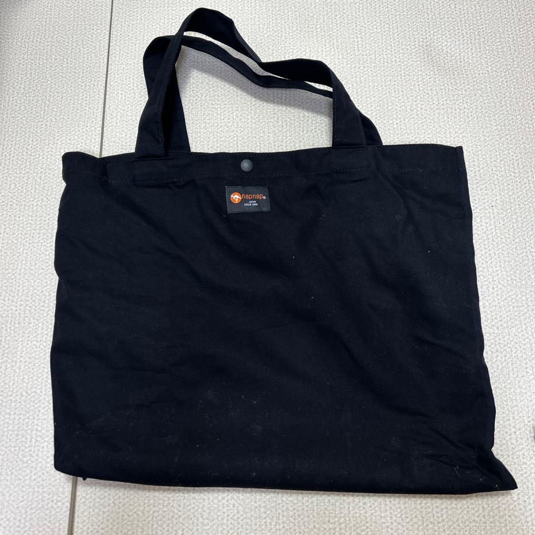 双子用　napnap抱っこ紐 ネイビー　トートバッグ付き