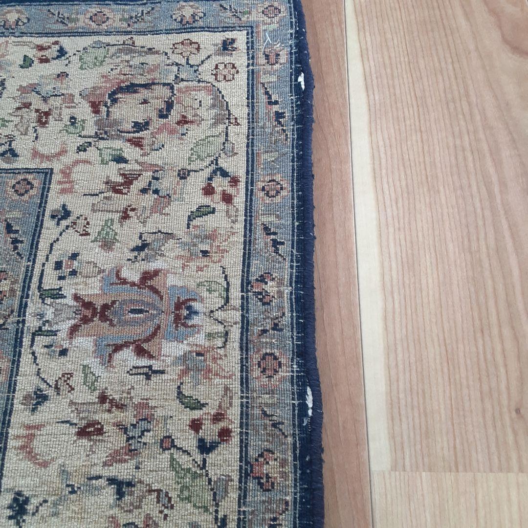 Y1154 高級ペルシャ絨毯 ウール100% 手織り 219×141㎝