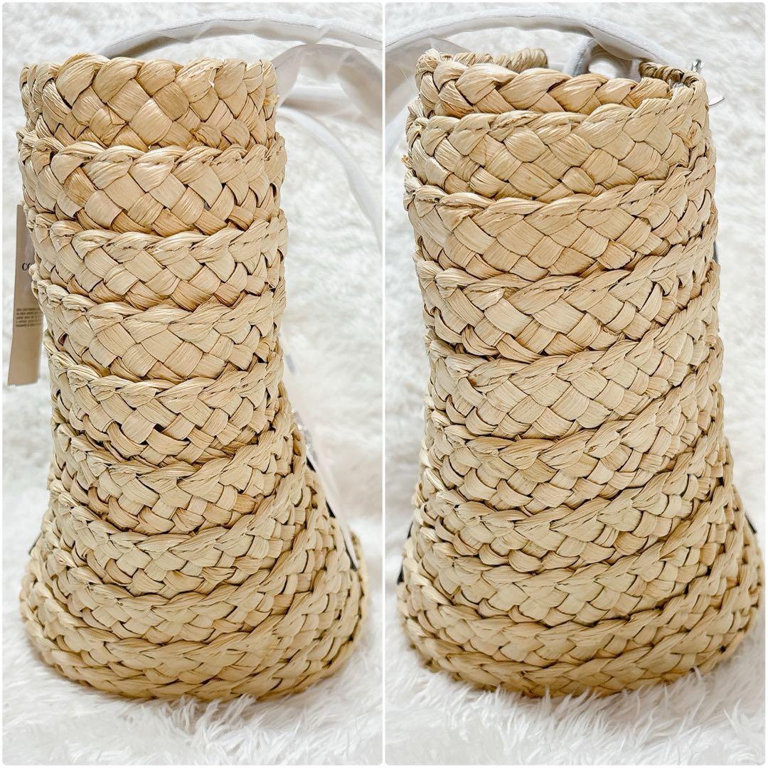 【極美品】定価10万 COACH コーチ かごバッグ トートバッグ CJ518