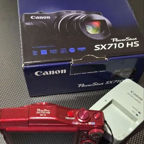 Canon PowerShot SX710 HS レッド 本体