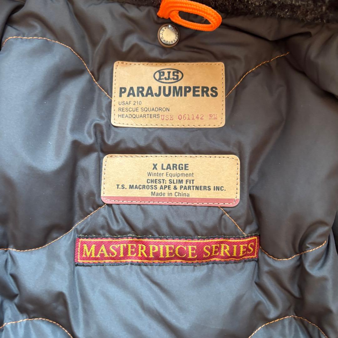 【希少XL】PARAJUMPERS パラジャンパーズ 高級ダウン ライナー着脱可