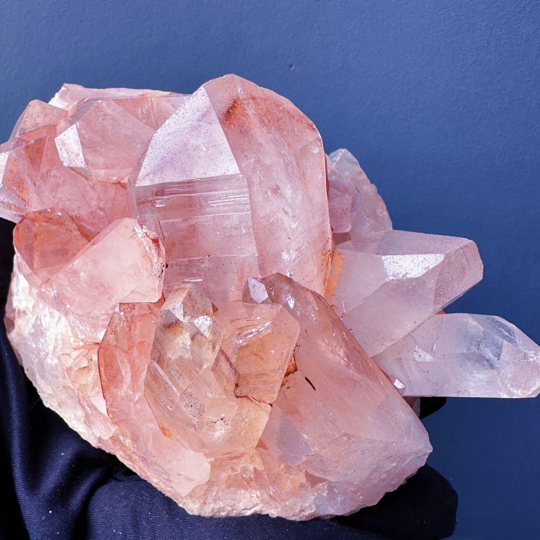 希少❗️超綺麗♡キラキラ☆超強いパワー ピンク ヒマラヤクラスター天然石A1424