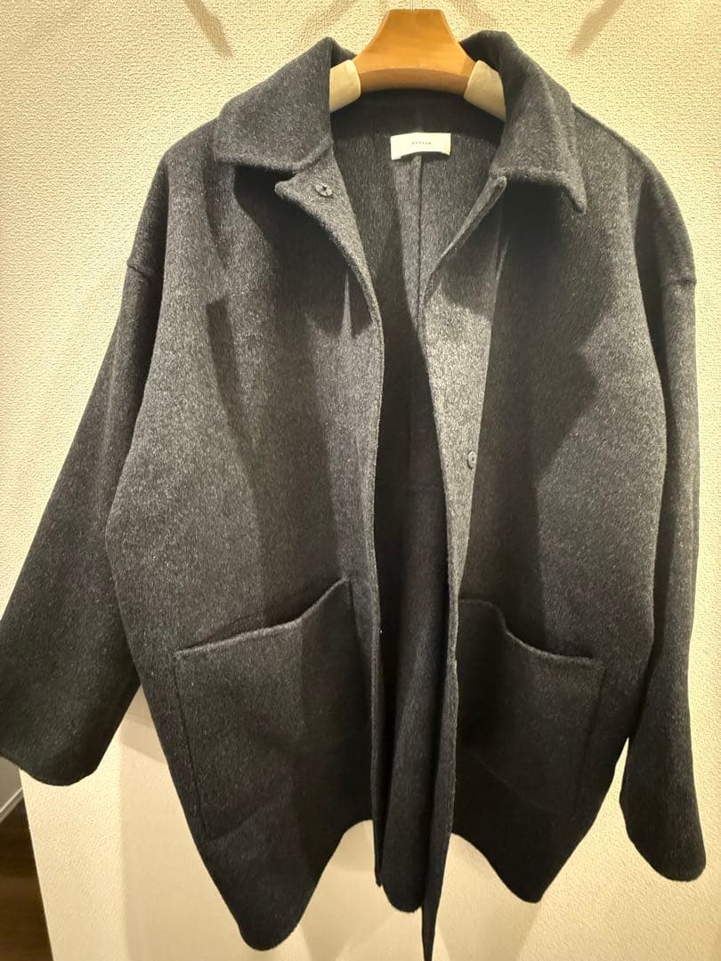 Kagure かぐれ　ウールステンカラーショートコート