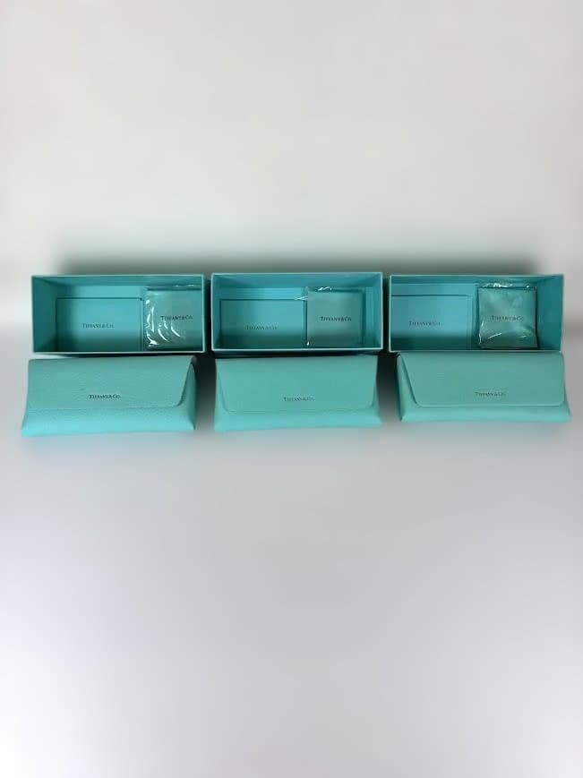 TIFFANY　ティファニー　空メガネケース、空箱　3セット　新品自宅保存品