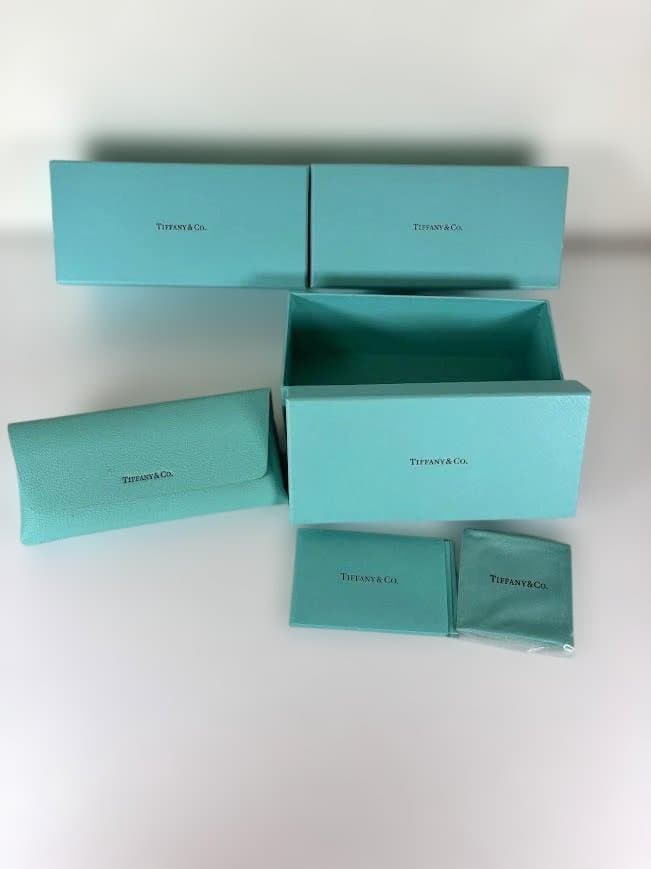 TIFFANY　ティファニー　空メガネケース、空箱　3セット　新品自宅保存品