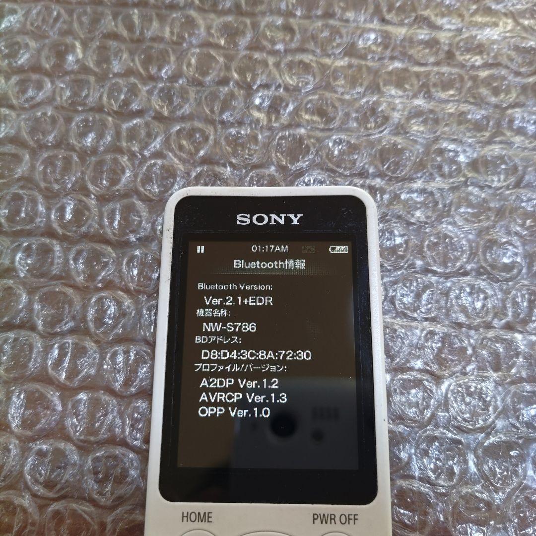 ソニーウォークマン NW−S786 管理ナンバー6454