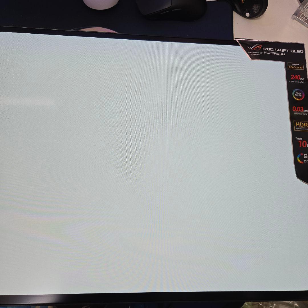 ROG swift PG27AQDM 240hz oledゲーミングモニター