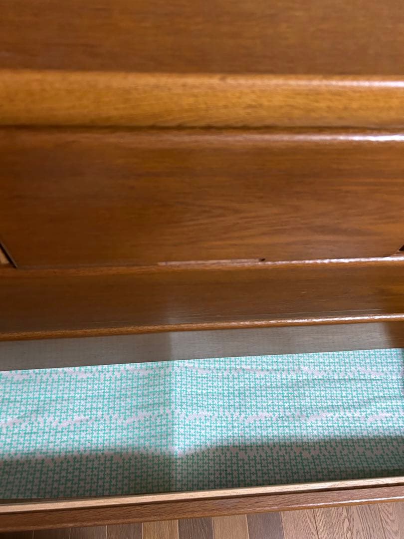 美品　ブラウン木製チェスト 6引き出し　無垢材使用　中もきれいです。天然木超お得