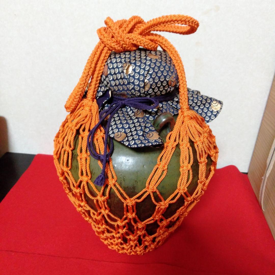 萩焼　竹水作　飾壺、茶壺