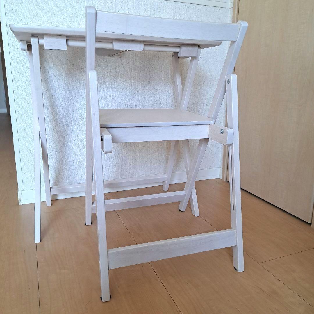 ニトリ 折りたたみデスク＆チェアセット