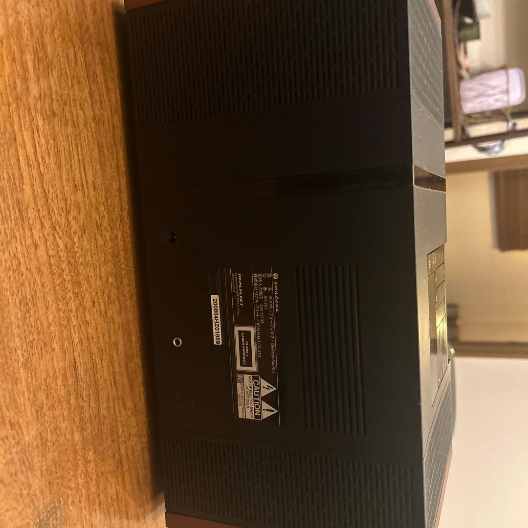 amadana アマダナ デスクトップオーディオ2 ブラック AD-203-BK