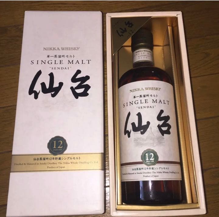 ニッカウイスキー仙台 12年 単一蒸溜所モルト シングルモルト