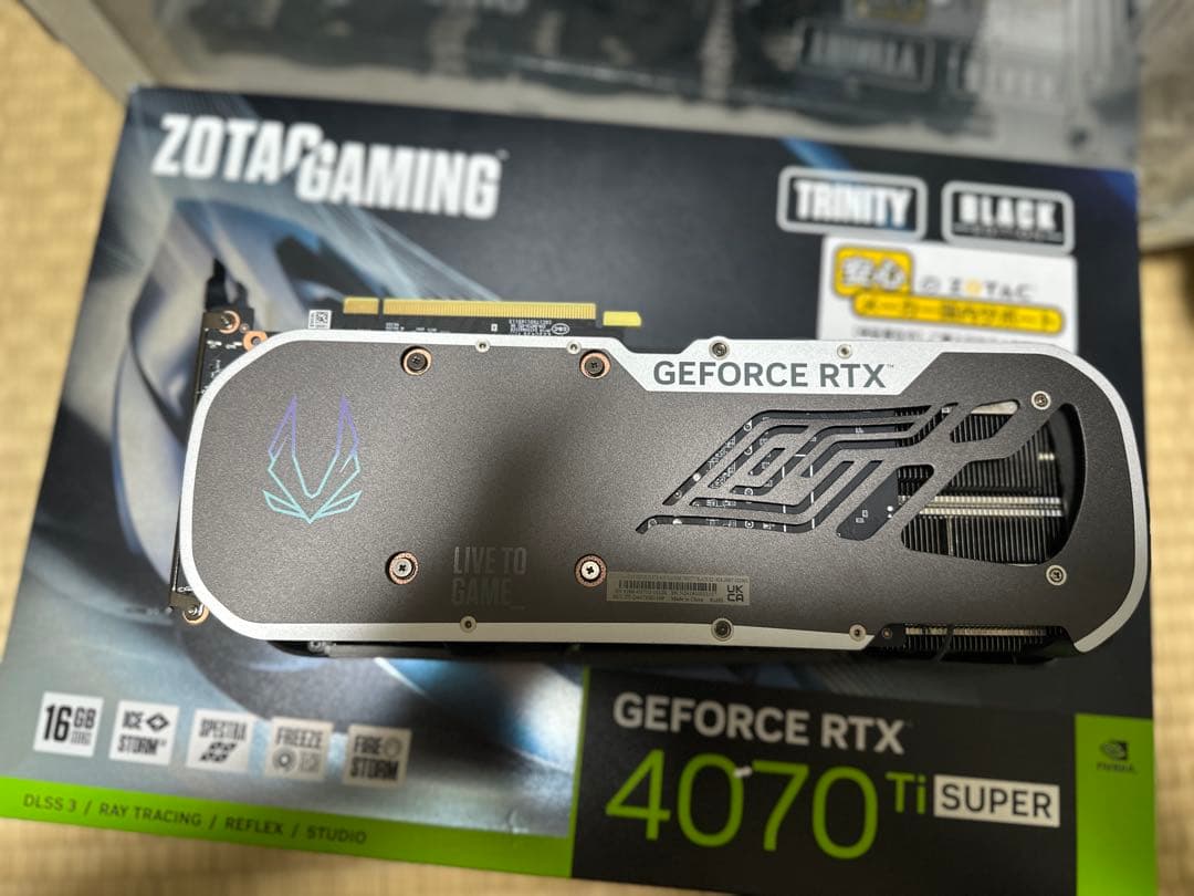 グラフィックボード・グラボ・ビデオカード ZOTAC GeForce RTX 4070 Ti Super 16GB
