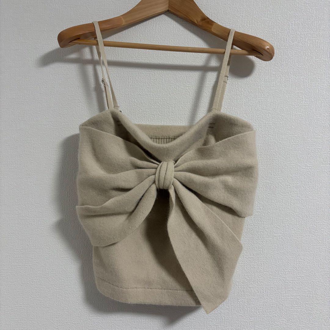 トップス Herlipto Lydie Ribbon-Tie Knit Ensemble