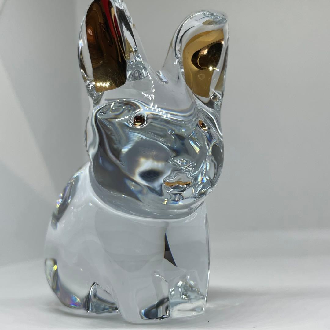 バカラ ミニマルズ うさぎ クリスタル 置物 箱付