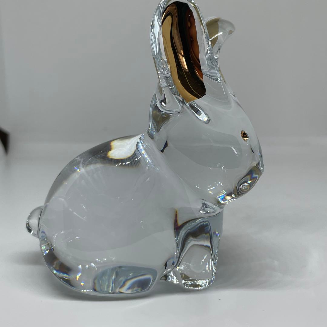 バカラ ミニマルズ うさぎ クリスタル 置物 箱付