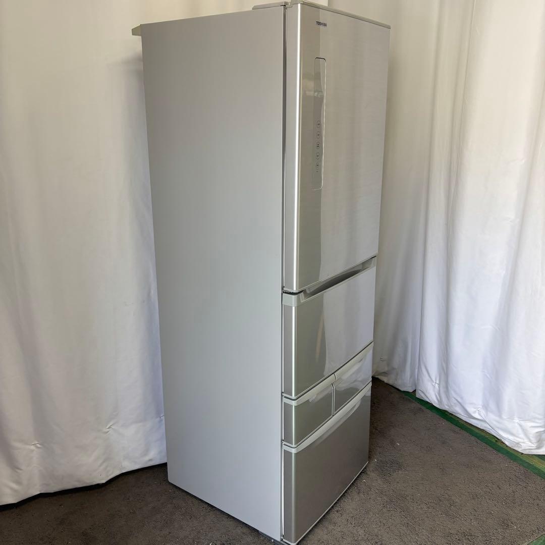 535⭕️冷蔵庫　ベジータ　大型　400㍑級　左開　自動製氷　中古　安い　設置無料