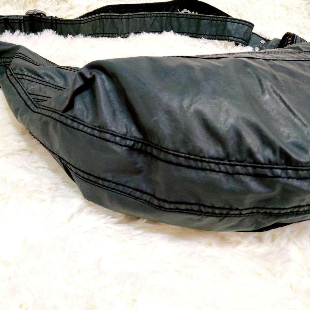 DIESEL y2k 00s archive ハーフムーン 三日月バッグ グレー