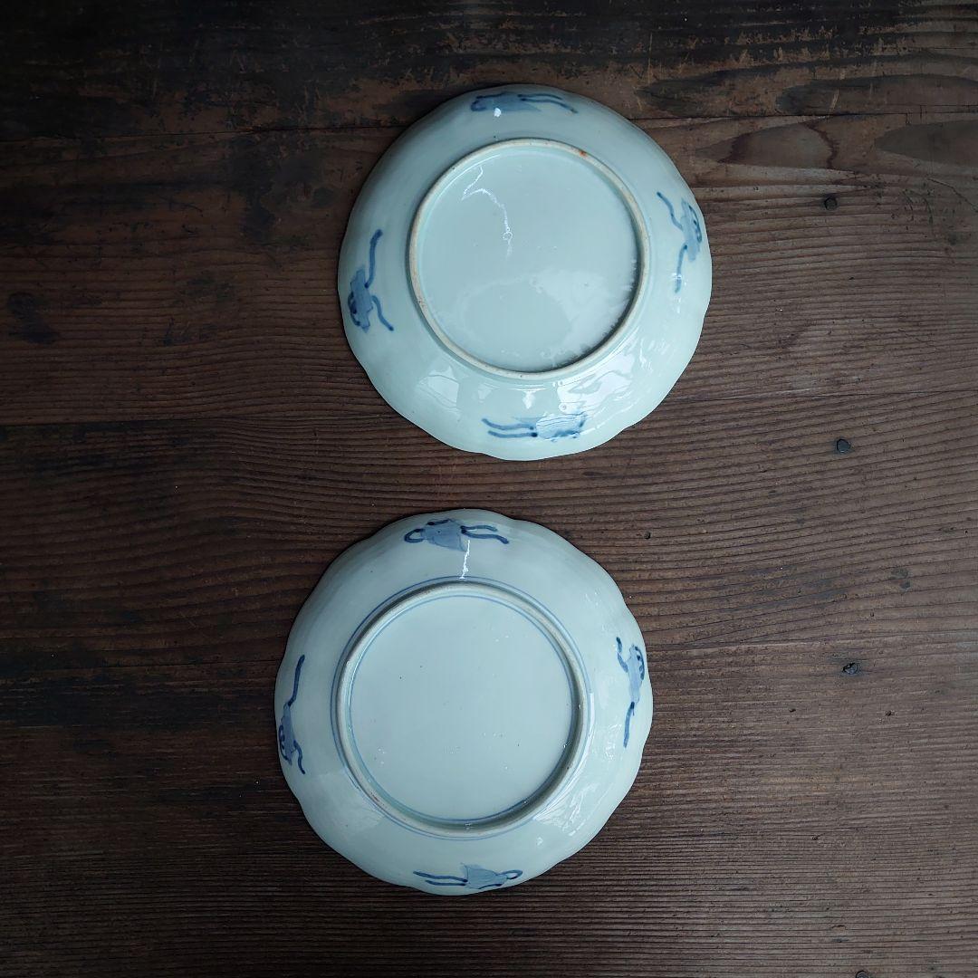 【ご成約】古伊万里 赤絵金彩 花文 なます皿と骨董の器 おまとめ