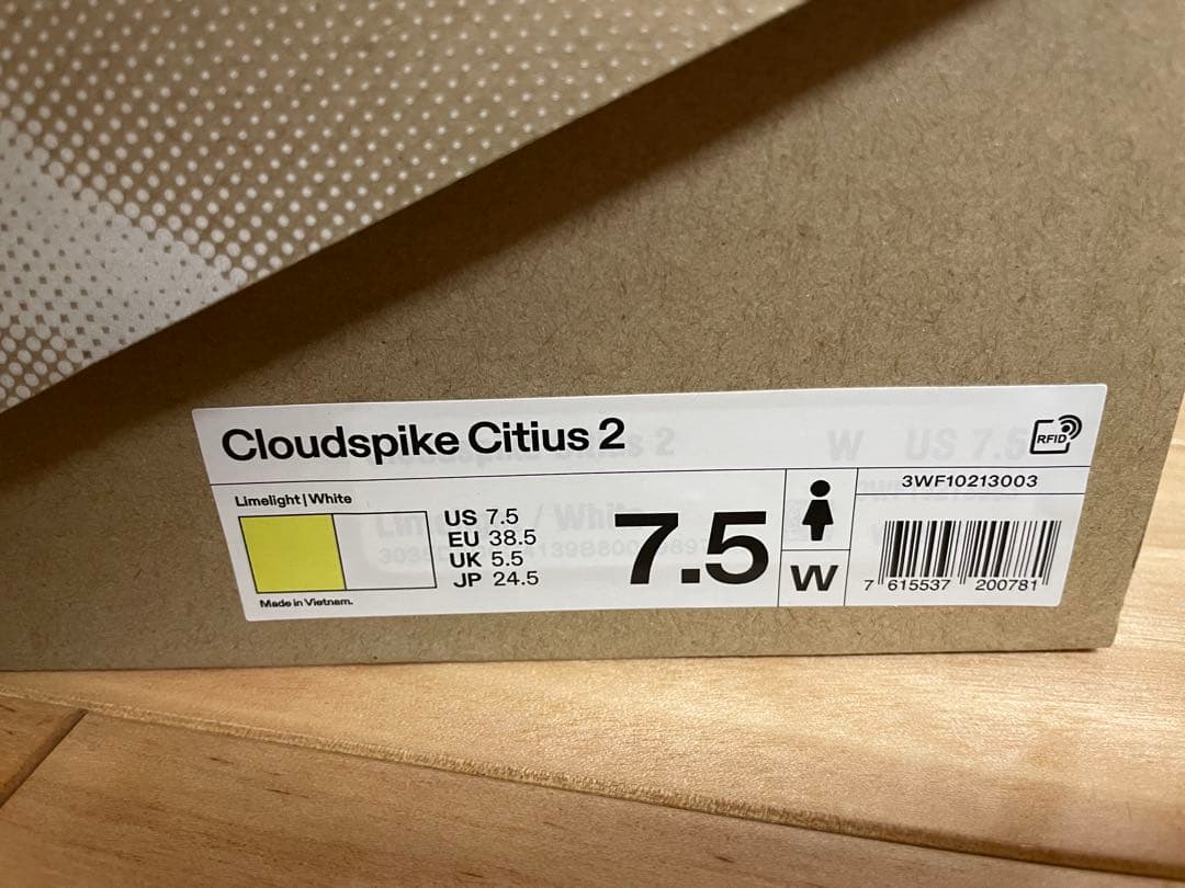オン　クラウドスパイク シティウス2 ウィメンズ24.5CM