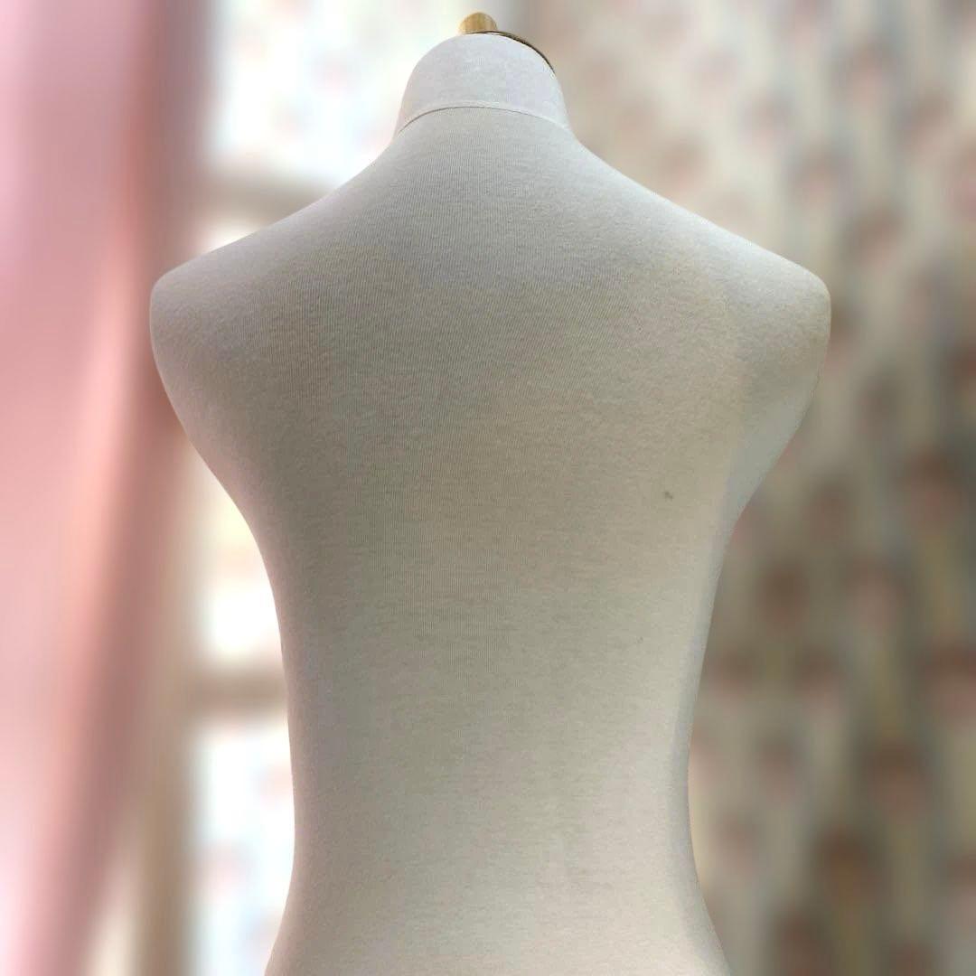 布製 トルソー マネキン 木製 猫足 スタンド付き