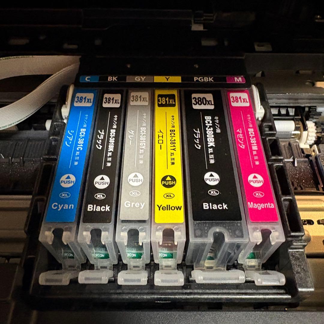 【美品】総枚数584枚！インク新品！Canon TS8330 BK プリンター