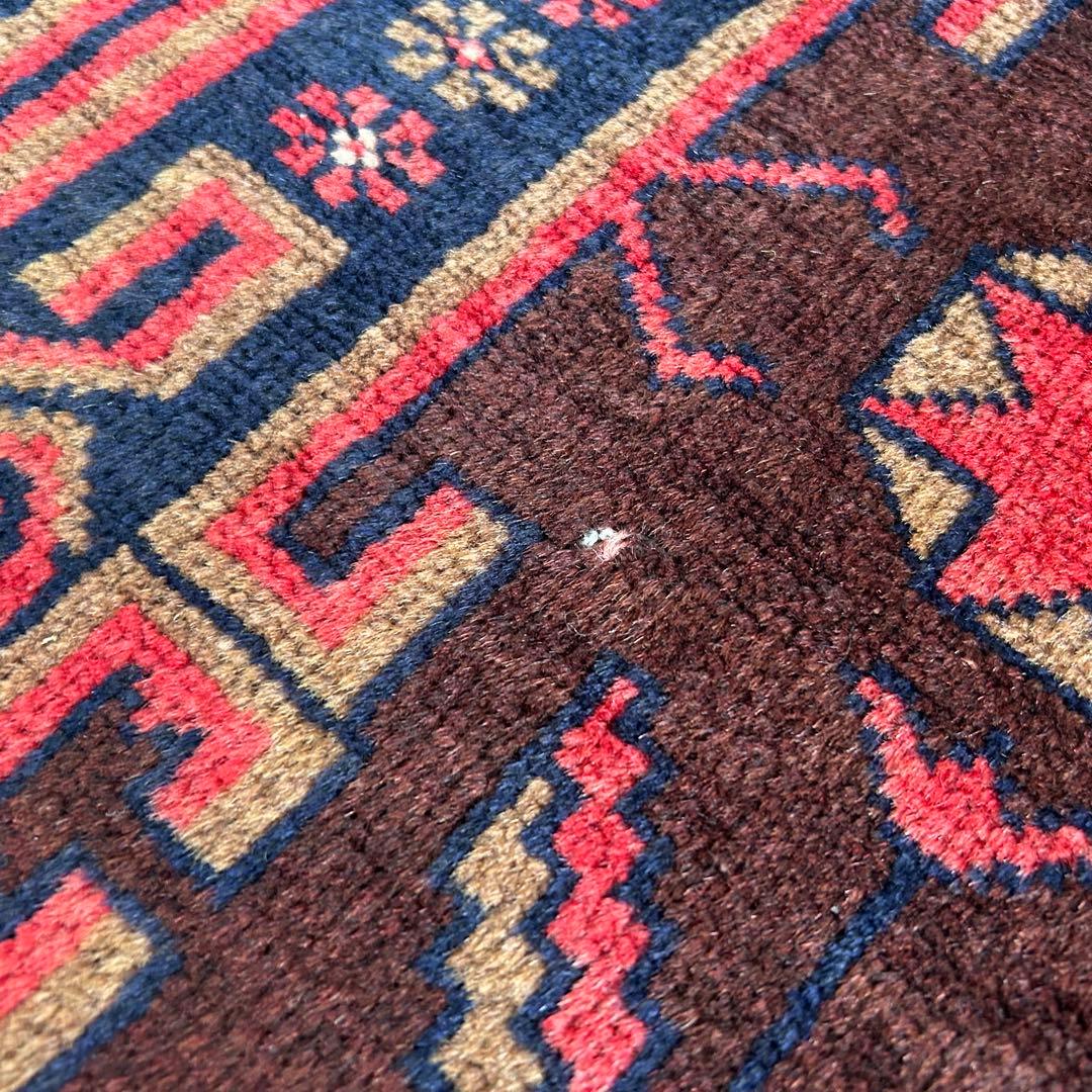 【1980's vintage】 バルーチ族 トライバルラグ