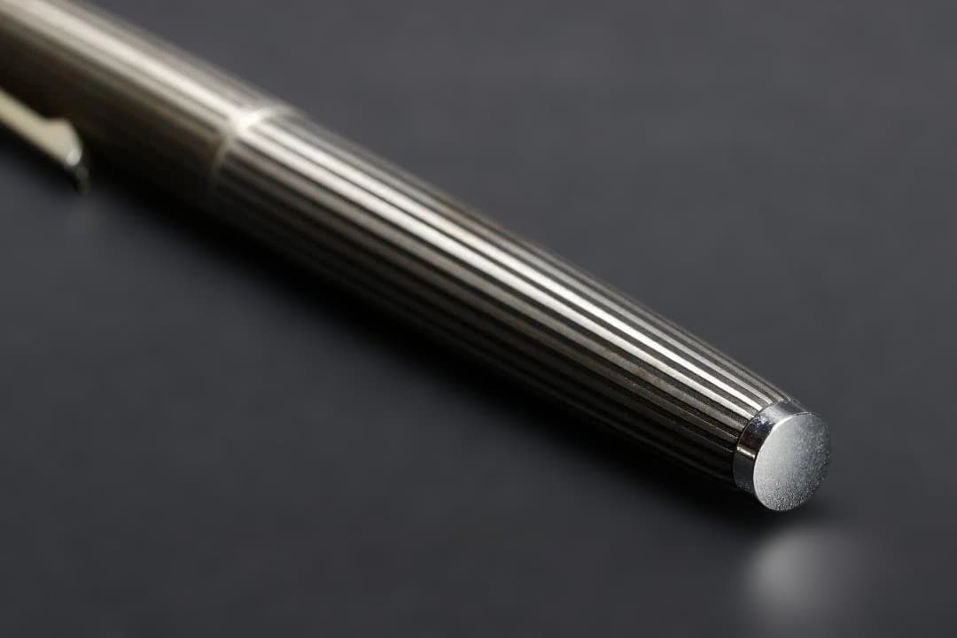 パイロット 万年筆 カスタム 18K WG ニブ シルバーストライプ