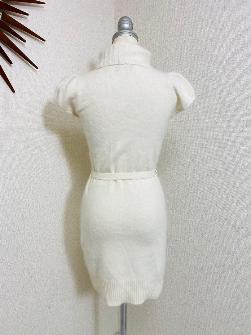 9398. BURBERRY BLUE LABEL アンゴラ混 ワンピース