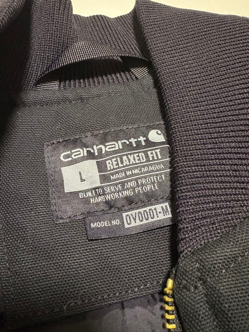 Carhartt カーハート キルティングライナー ワークベスト 黒 L