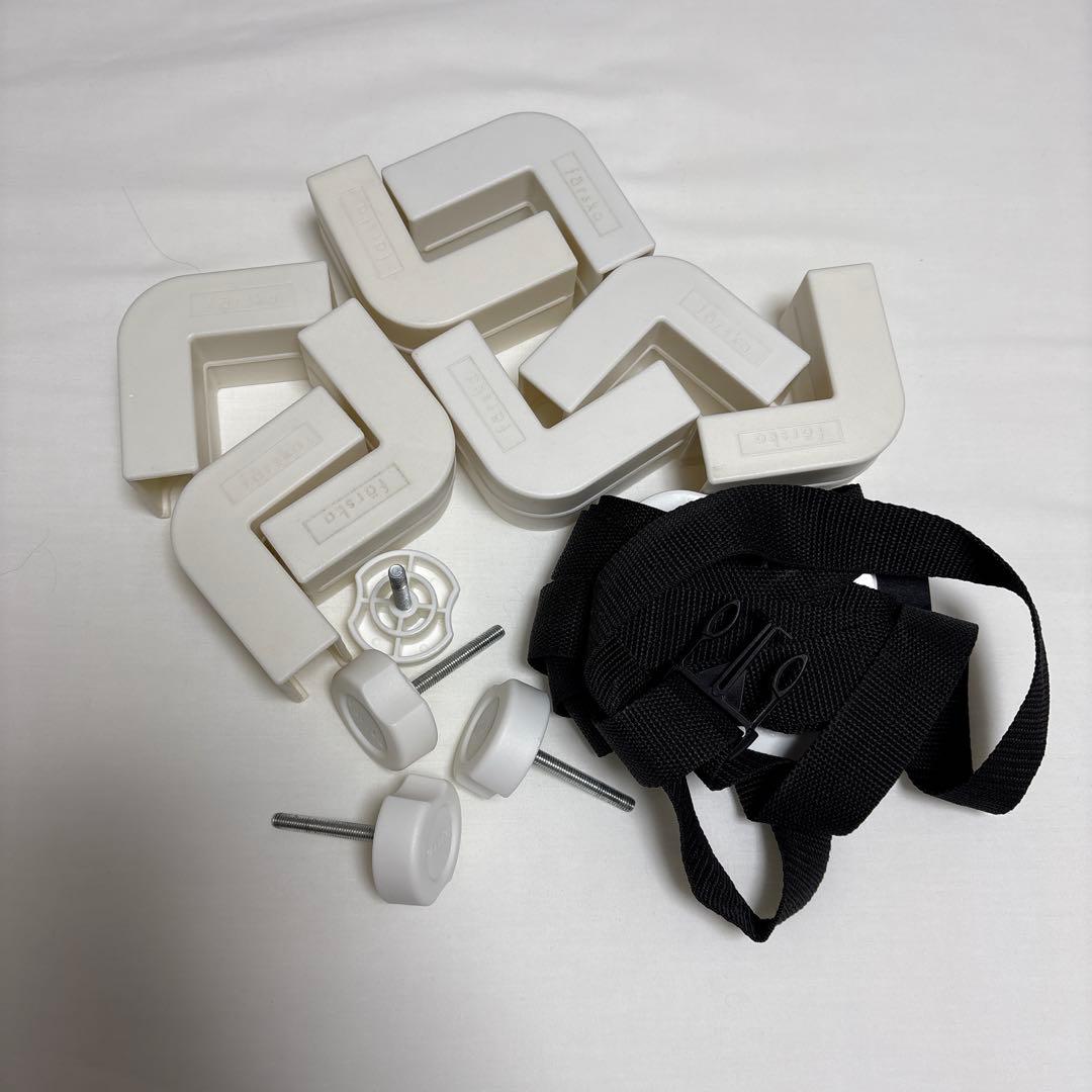 【送料込】ファルスカ　ベビーベッド　ベットサイドベッド　ホワイト限定色