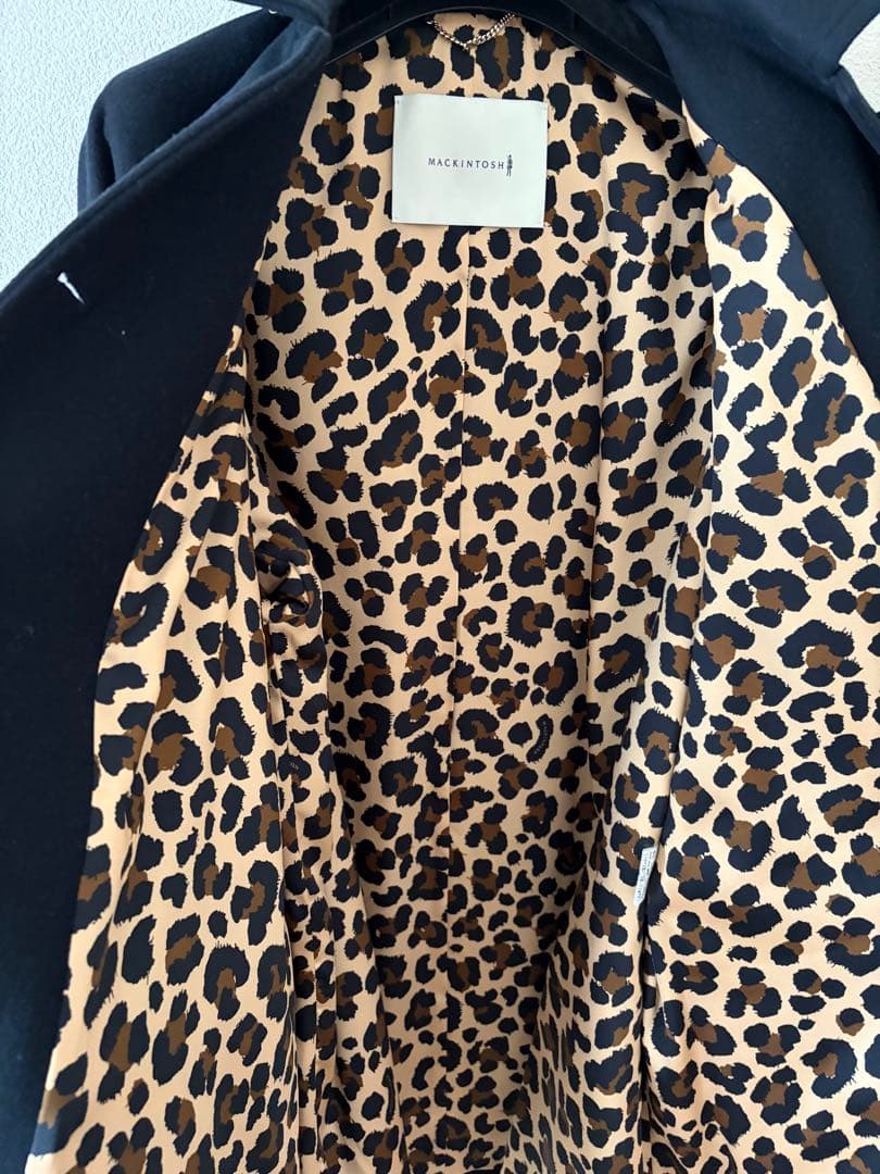 【未使用】マッキントッシュ ハンビー レオパード 4 ネイビー