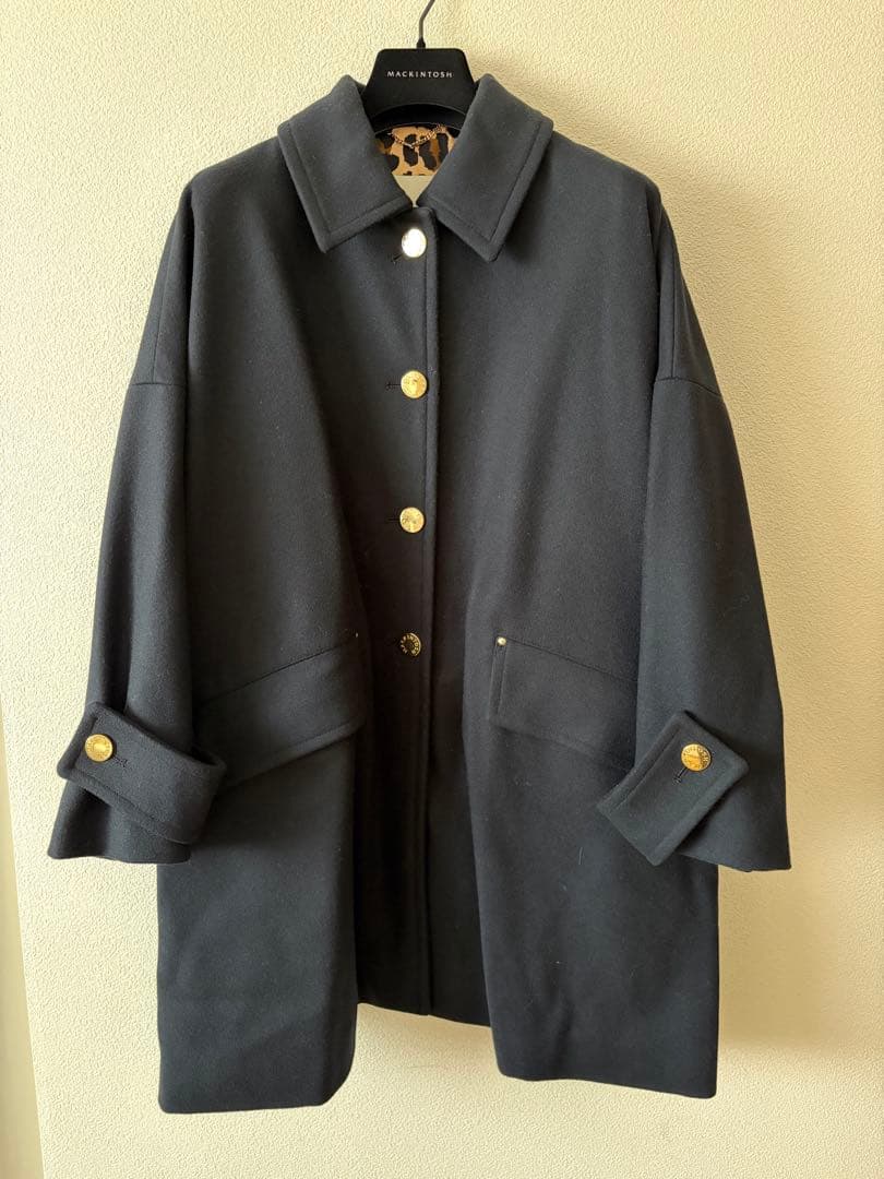 【未使用】マッキントッシュ ハンビー レオパード 4 ネイビー