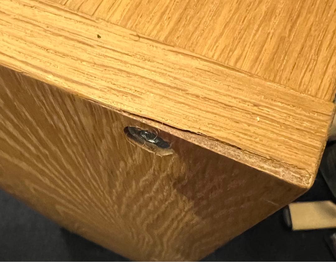 【組立済】スタッキングシェルフ・2段・オーク材