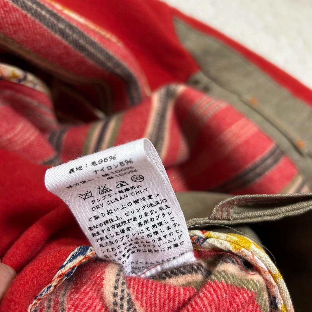 15861✨レア✨45rpm R刺繍 圧縮ウール ダブルフェイス ショートコート