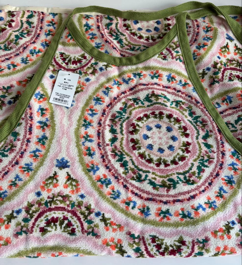 FEILER 花柄エプロン タオル生地