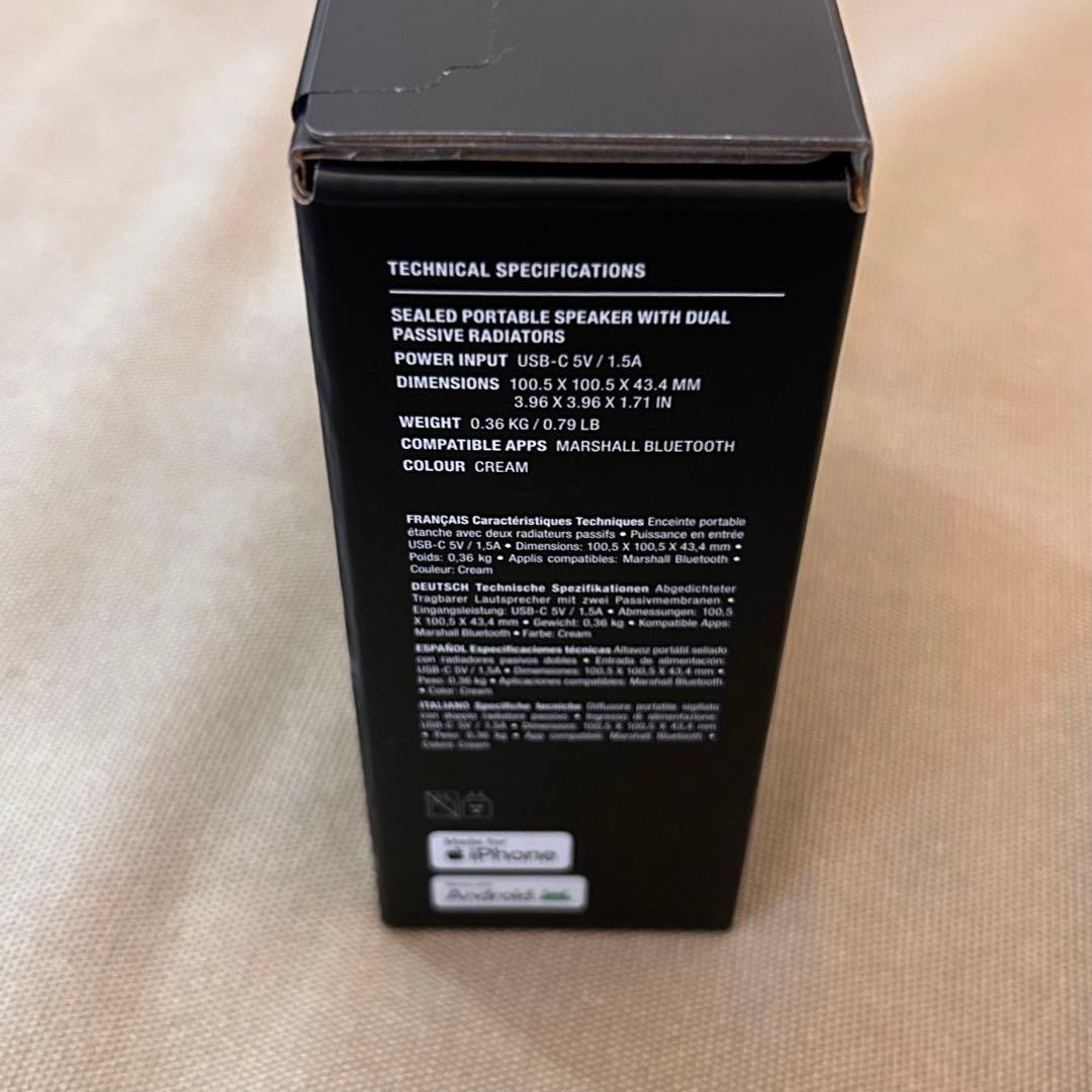 Marshall WILLEN Ⅱ クリーム　新品未使用　マーシャル