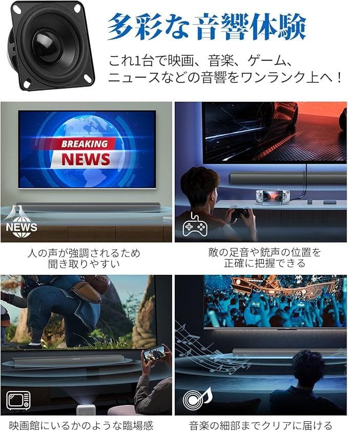 完全未使用★PhilipsフィリップスサウンドバーBluetooth5.3搭載