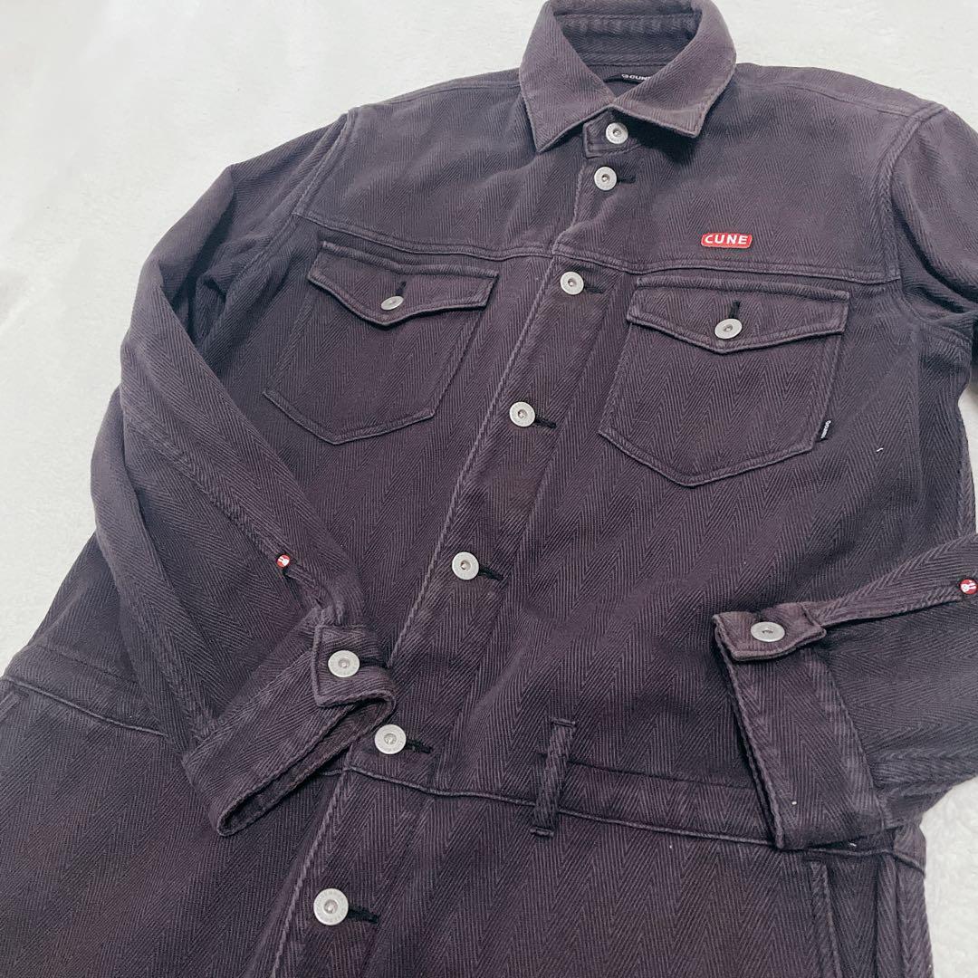 キューン　CUNE オールインワン　グレー　うさぎ　つなぎ　古着　ベリーボーン