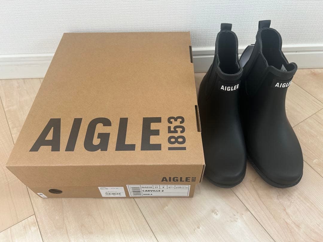 【現行品】AIGLE エーグル★カーヴィル2 レインブーツ　37