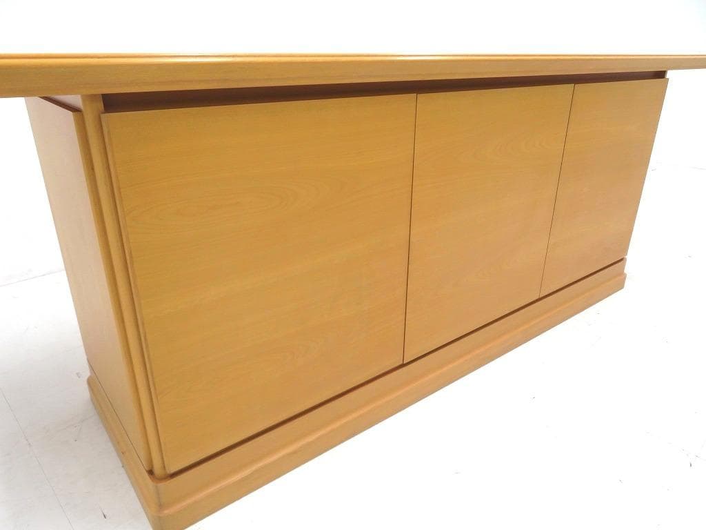 美品　天童木工　サクラ材　サイドボード　収納　キャビネット　チェスト　モダン