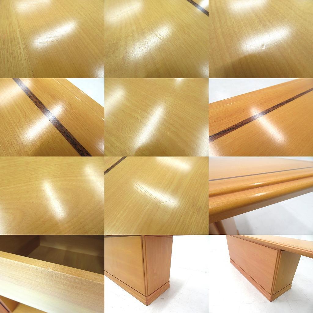 美品　天童木工　サクラ材　サイドボード　収納　キャビネット　チェスト　モダン