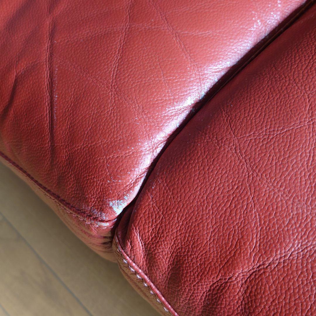 【送料込み】2人掛けレザーソファ