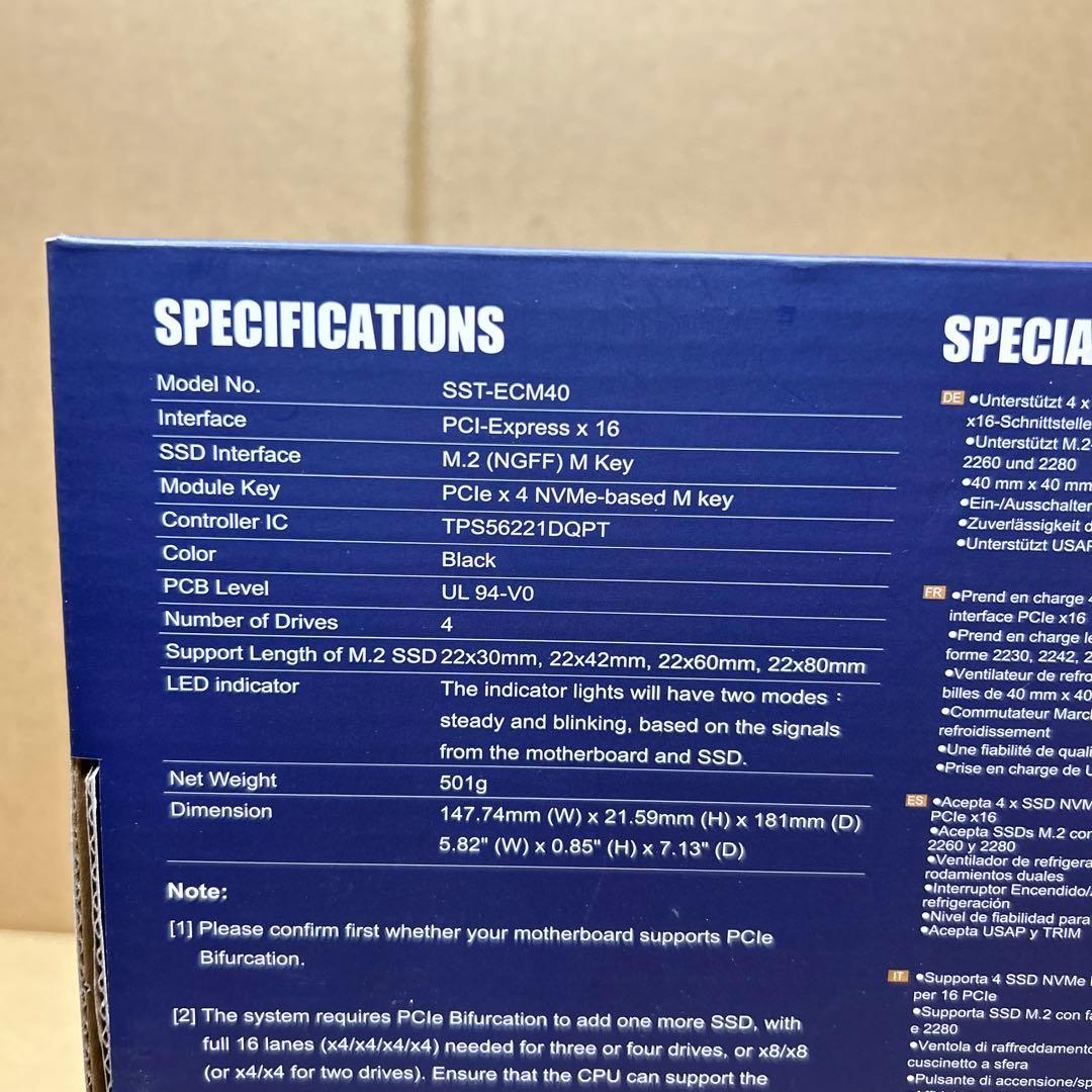 Silverstone 拡張カード SST-ECM40