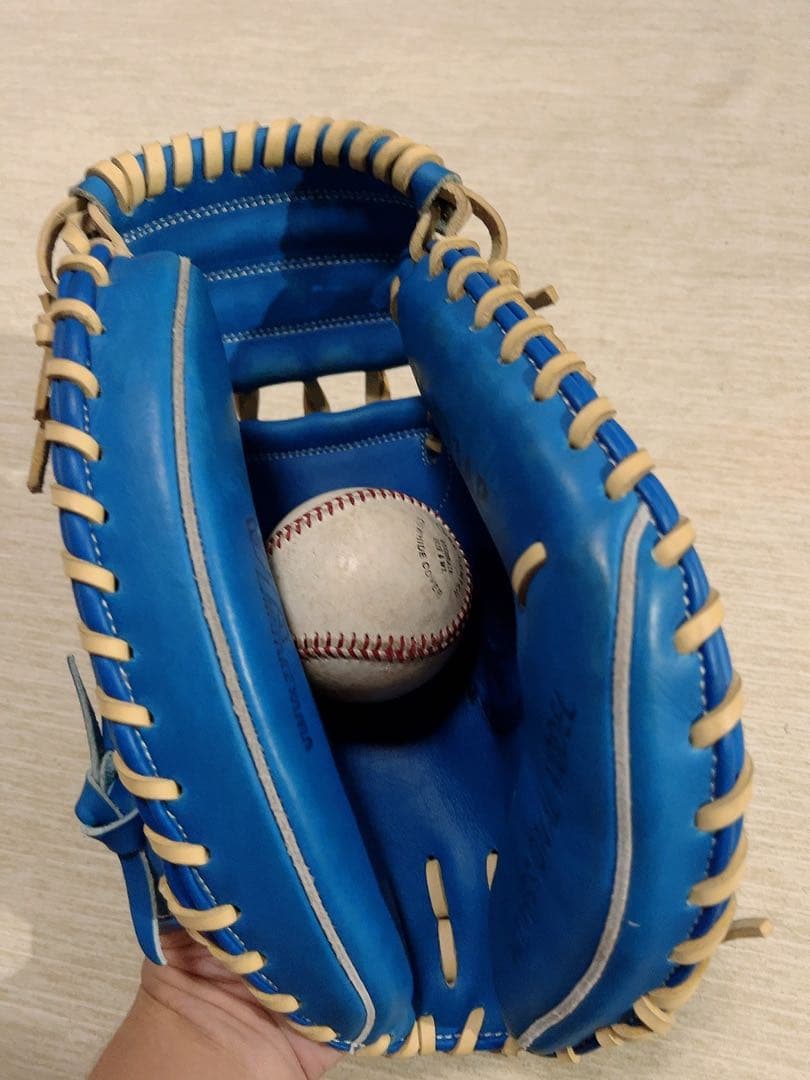ハタケヤマ　軟式捕手グラブ　1回使用⭐️超美品　定価¥33.000-