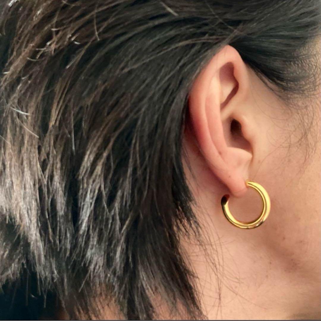 ゴールド　両耳　3.5×21mm 18k シルバー925 501同サイズ山田涼介