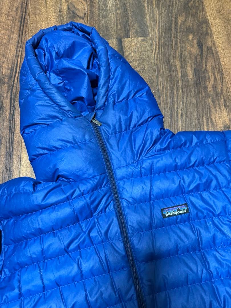 Patagonia フルジップ ダウンジャケット 青