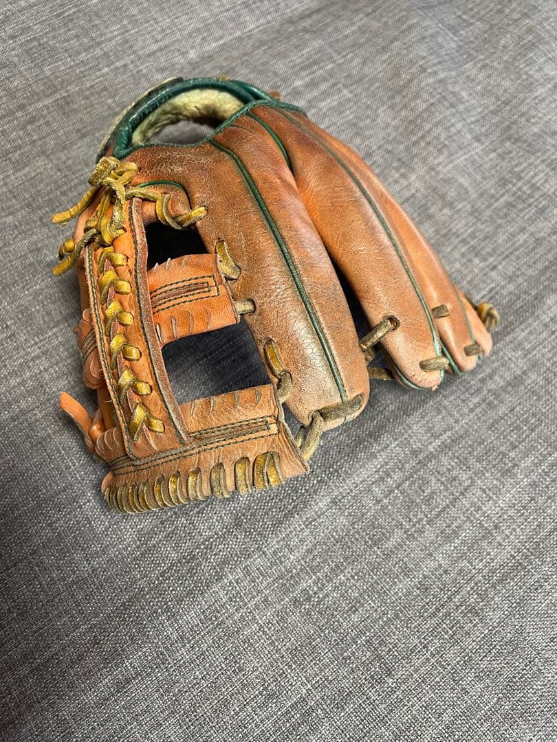 Y*h様 久保田スラッガー　軟式グローブ ブラウン/グリーン